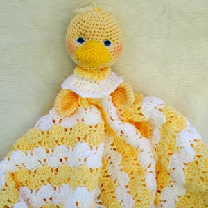 Crochet Pattern Duck Huggy Blanket by Teri Crews instant download PDF format