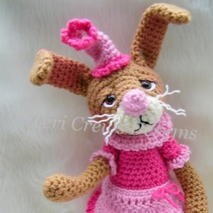 Simply Sweet Bunny Rabbit Crochet Pattern by Teri Crews Instant Download Digital PDF