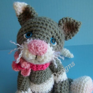 Simply Cute Cat Crochet Pattern by Teri Crews Instant Download Digital PDF