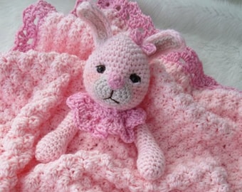 Crochet Pattern Bunny Huggy Blanket by Teri Crews instant download PDF format