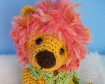 Crochet Pattern Lion by Teri Crews instant download PDF format