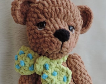 Cute Old Bear Crochet Pattern by Teri Crews Instant Download PDF Format Crochet Toy Pattern