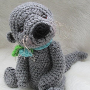 Crochet Pattern Cute Otter by Teri Crews Wool and Whims Instant Download PDF Format Crochet Toy Pattern