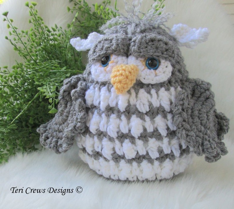 Crochet Pattern Owl by Teri Crews instant download PDF format image 2