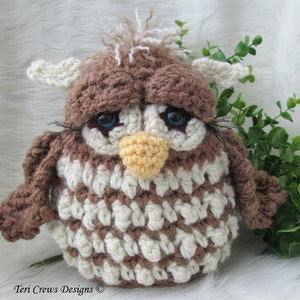 Crochet Pattern Owl by Teri Crews instant download PDF format image 5