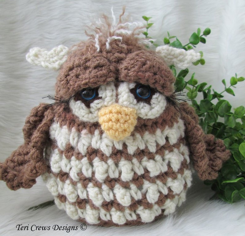 Crochet Pattern Owl by Teri Crews instant download PDF format image 5