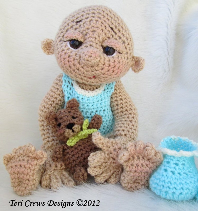 Baby Doll Crochet Pattern by Teri Crews PDF format Instant Download image 5