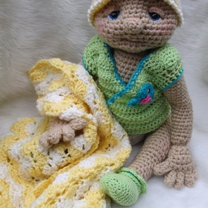 Crochet Pattern Huggable Lifesize Baby Doll by Teri Crews instant download PDF format Crochet Toy Pattern image 3