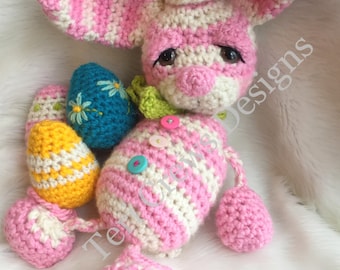 Floppy Bunny Crochet Pattern by Teri Crews