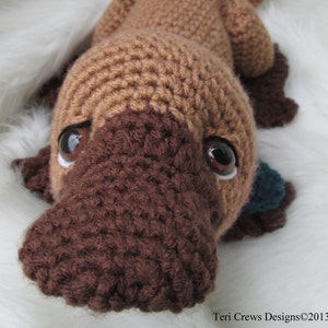 Crochet Pattern Platypus by Teri Crews Wool and Whims Instant Download PDF format image 4