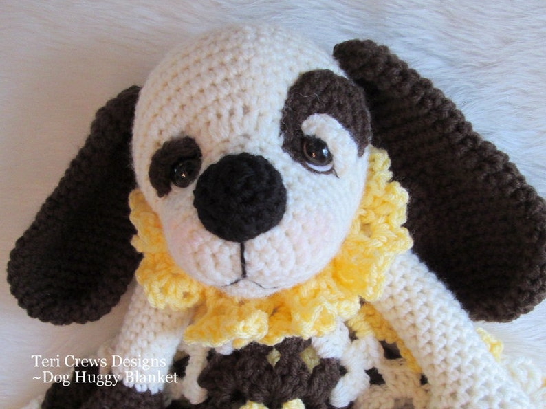 Crochet Pattern Dog Huggy Blanket by Teri Crews instant download PDF format image 4
