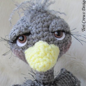 Crochet Pattern Ostrich by Teri Crews Wool and Whims Instant Download PDF Format