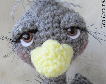 Crochet Pattern Ostrich by Teri Crews Wool and Whims Instant Download PDF Format