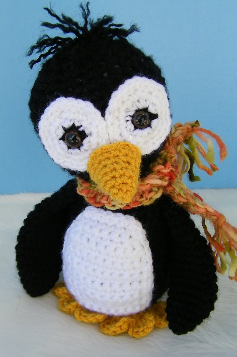 Crochet Pattern Penguin by Teri Crews instant download PDF format Crochet Toy Pattern image 2