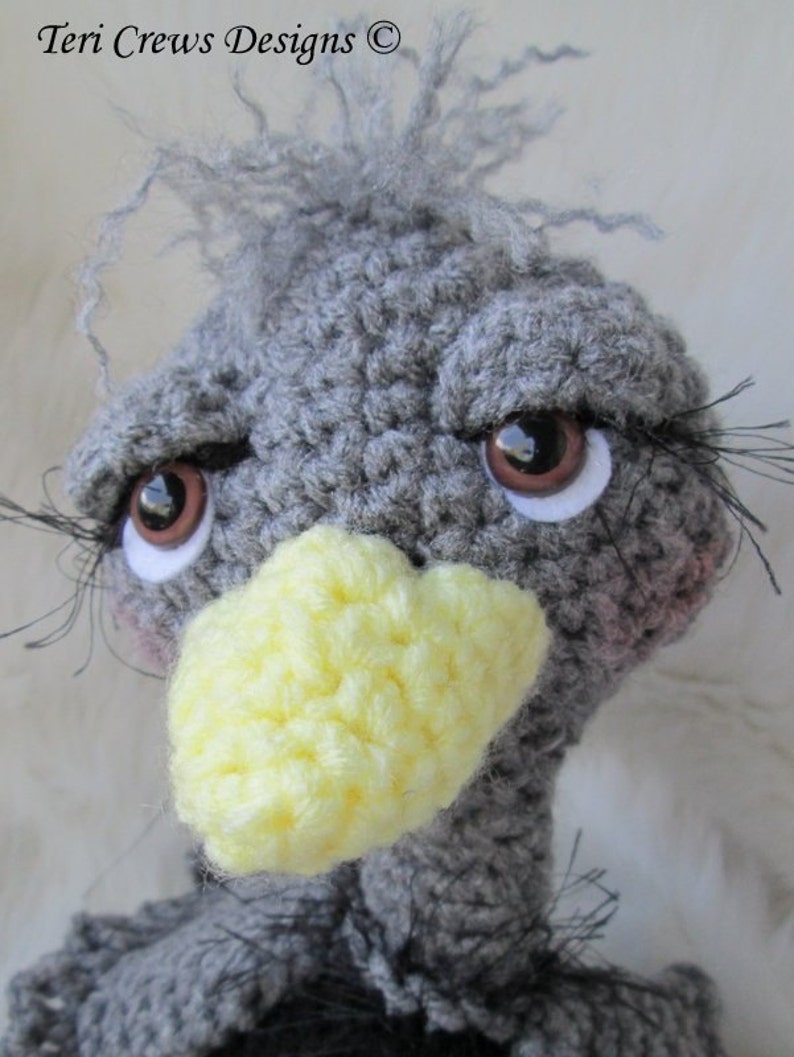 Crochet Pattern Ostrich by Teri Crews Wool and Whims Instant Download PDF Format image 4