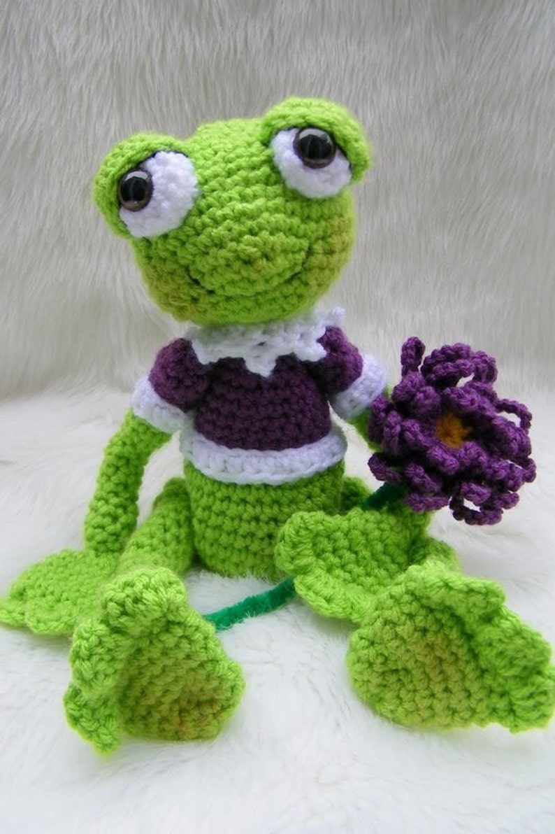 Crochet Pattern Frog By Teri Crews Instant Download PDF Format Etsy
