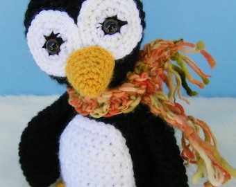Crochet Pattern Penguin by Teri Crews instant download PDF format Crochet Toy Pattern