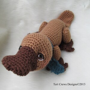 Crochet Pattern Platypus by Teri Crews Wool and Whims Instant Download PDF format image 3