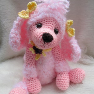 Crochet Pattern Poodle Dog by Teri Crews instant download PDF format image 1
