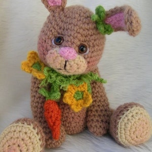 Crochet Pattern Bunny by Teri Crews instant download PDF format