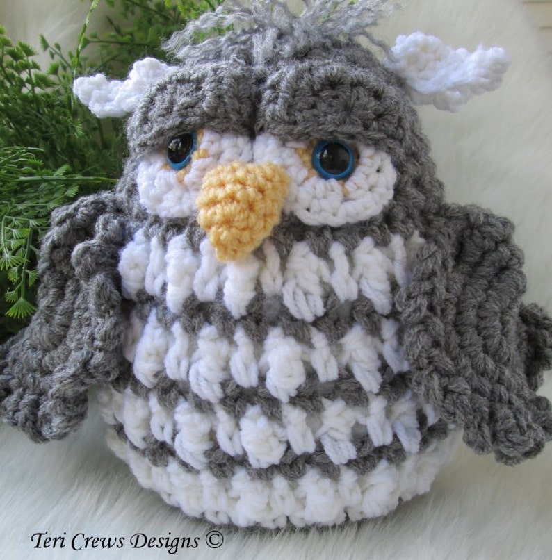 Crochet Pattern Owl by Teri Crews instant download PDF format image 4