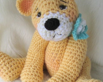 Crochet Pattern Favorite Teddy Bear by Teri Crews instant download PDF format Crochet Toy Pattern