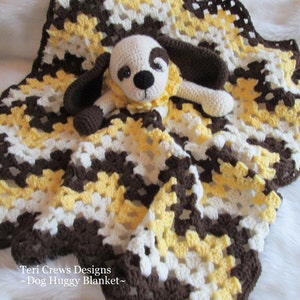 Crochet Pattern Dog Huggy Blanket by Teri Crews instant download PDF format image 3