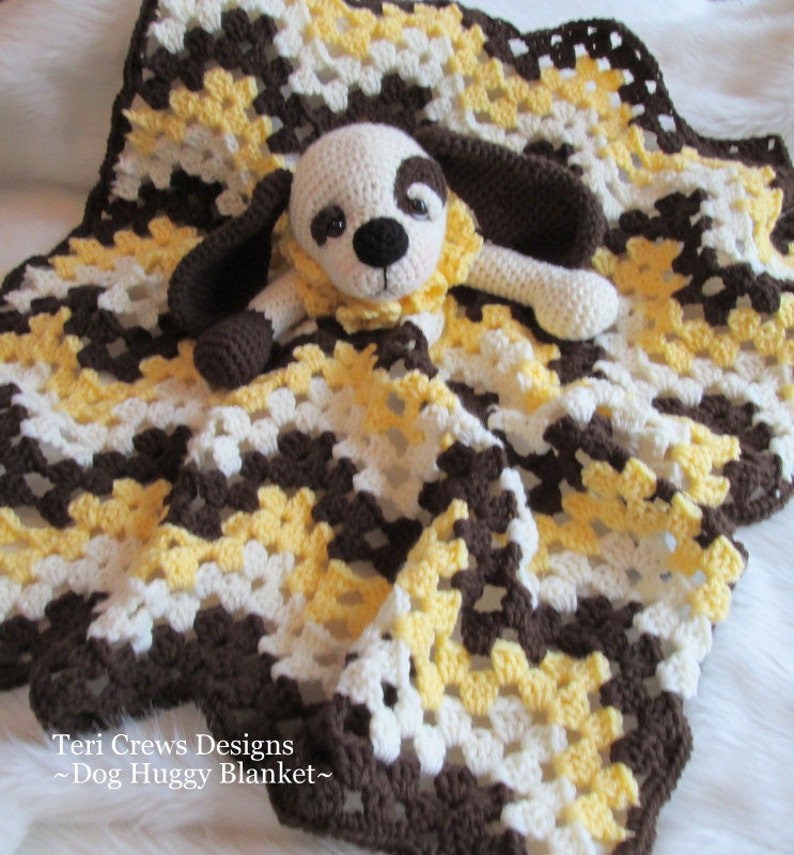 Crochet Pattern Dog Huggy Blanket by Teri Crews Instant Etsy