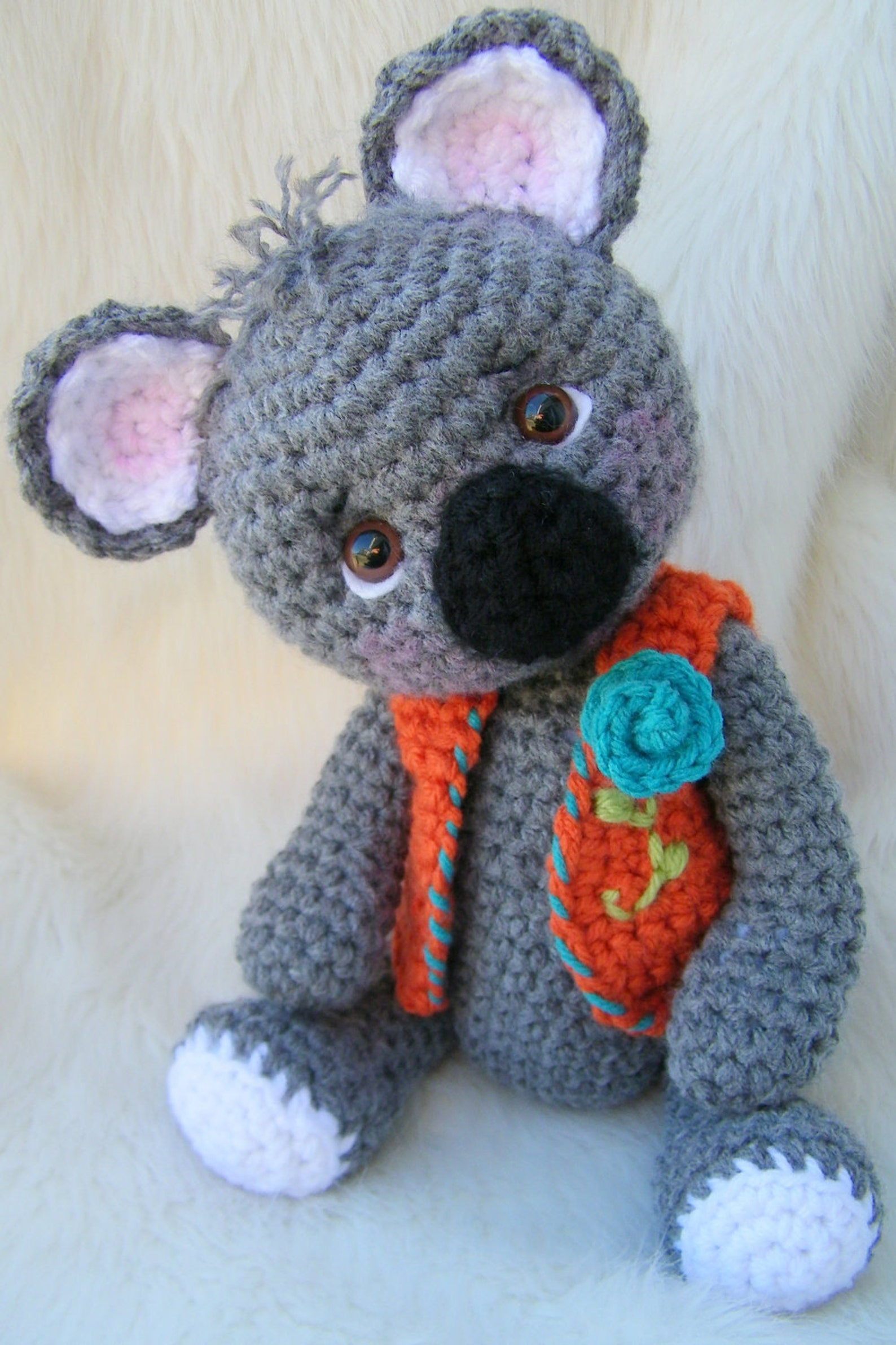 Crochet Pattern Koala Bear by Teri Crews Instant Download PDF Etsy