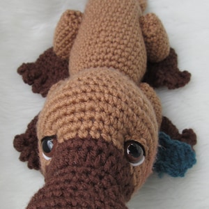 Crochet Pattern Platypus by Teri Crews Wool and Whims Instant Download PDF format image 1