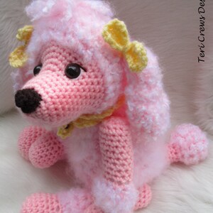 Crochet Pattern Poodle Dog by Teri Crews instant download PDF format image 4