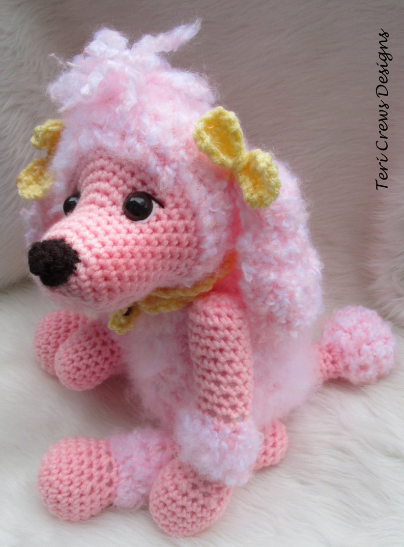 Crochet Pattern Poodle Dog by Teri Crews instant download PDF format image 4