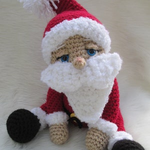 Crochet Pattern Santa Doll by Teri Crews instant download PDF format Crochet Toy Pattern