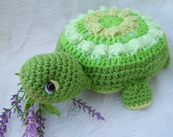 Crochet Pattern Turtle by Teri Crews Wool and Whims Instant Download PDF Format