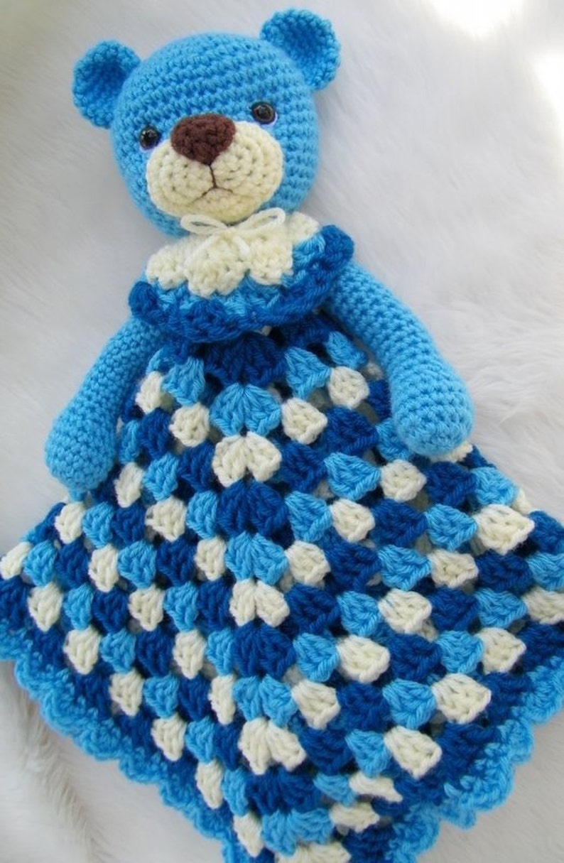 Crochet Pattern Teddy Bear Huggy Blanket by Teri Crews Instant Etsy