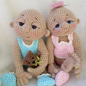 So Cute Baby Doll Crochet Pattern with Teddy Bear Hat, Toy and Cocoon by Teri Crews Instant Download