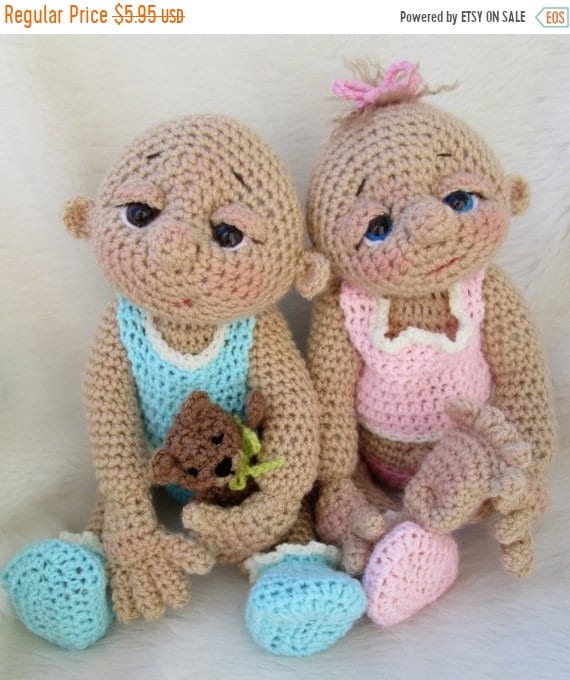 So Cute Baby Doll Crochet Pattern With Teddy Bear Hat Toy and