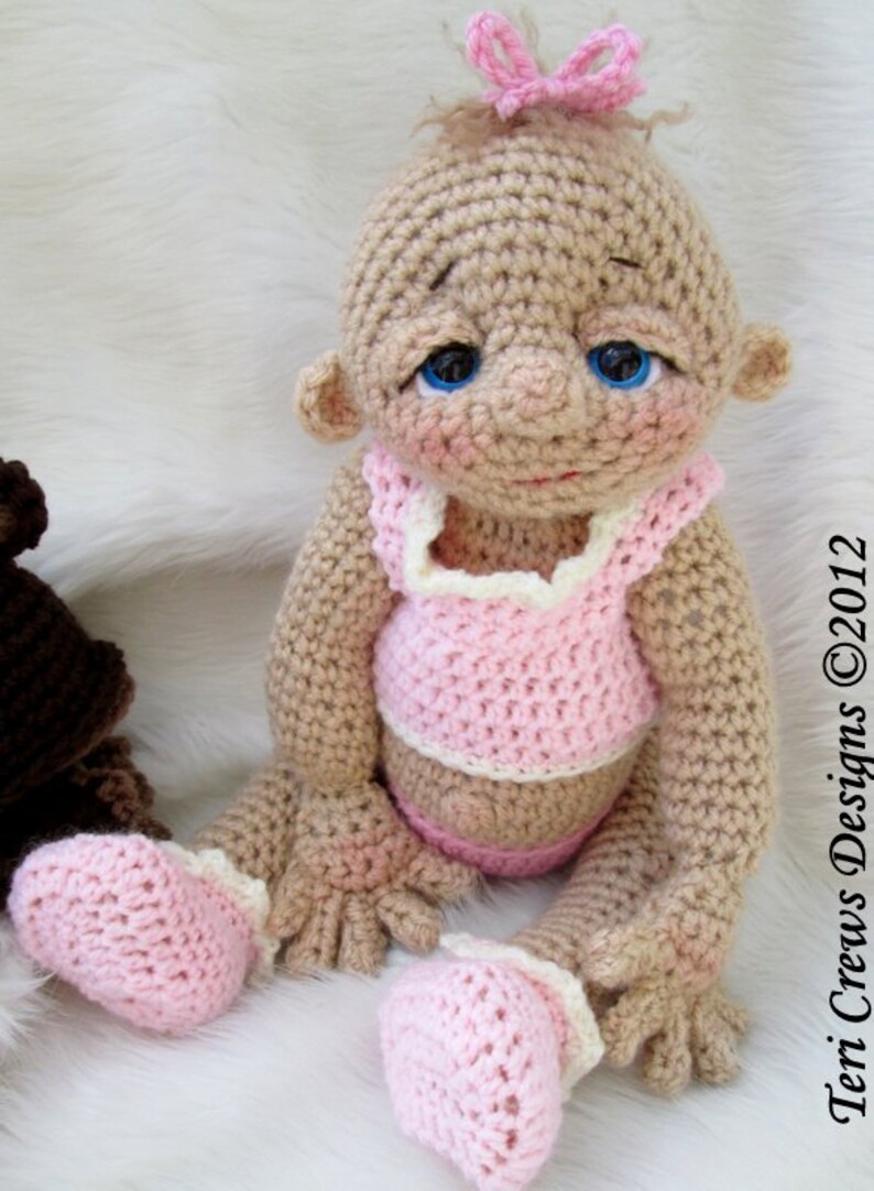 Baby Doll Crochet Pattern by Teri Crews PDF Format Instant Etsy