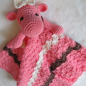 Crochet Pattern Hippo Huggy Blanket by Teri Crews instant download PDF format image 3