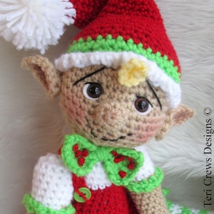 Crochet Pattern Cute Elf by Teri Crews Wool and Whims Instant Download PDF Format