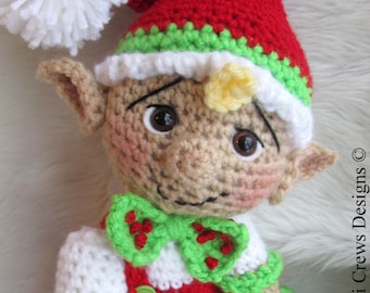 Crochet Pattern Cute Elf by Teri Crews Wool and Whims Instant Download PDF Format