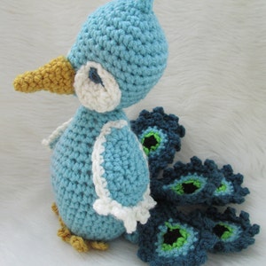Crochet Pattern Peacock by Teri Crews Instant Download PDF Format ...