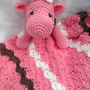 Crochet Pattern Hippo Huggy Blanket by Teri Crews instant download PDF format image 5