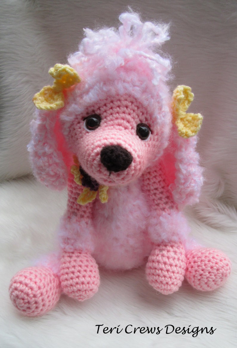 Crochet Pattern Poodle Dog by Teri Crews instant download PDF format image 3