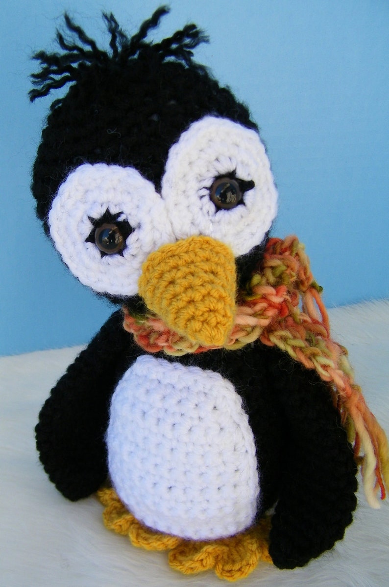 Crochet Pattern Penguin by Teri Crews instant download PDF format Crochet Toy Pattern image 4