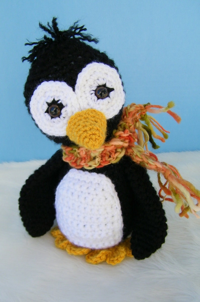 Crochet Pattern Penguin by Teri Crews instant download PDF format Crochet Toy Pattern image 5