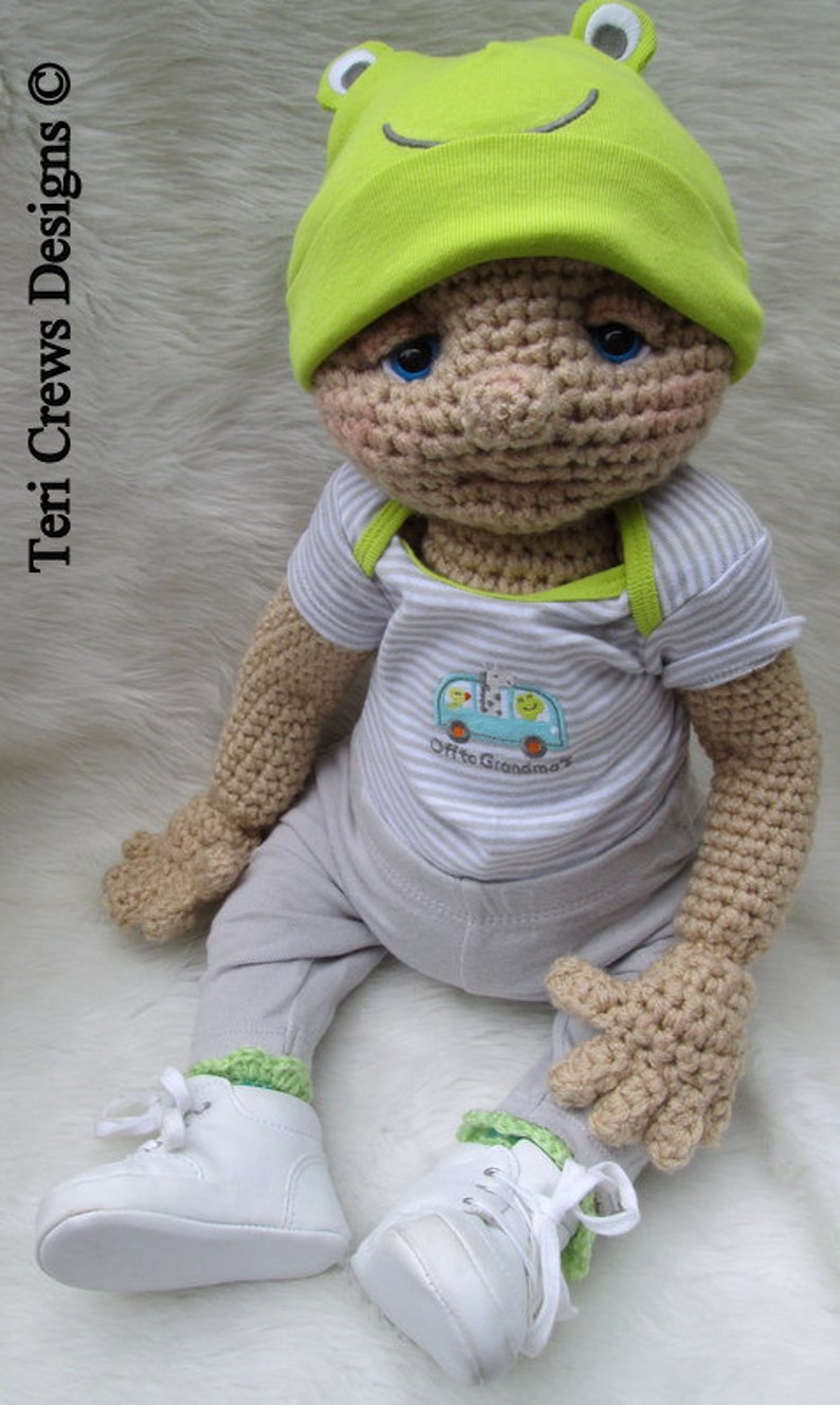 Crochet Pattern Huggable Lifesize Baby Doll by Teri Crews instant download PDF format Crochet Toy Pattern image 4