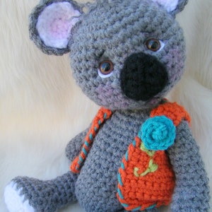 Crochet Pattern Koala Bear by Teri Crews instant download PDF format Crochet Toy Pattern
