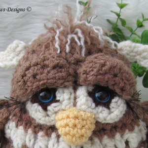 Crochet Pattern Owl by Teri Crews instant download PDF format image 1