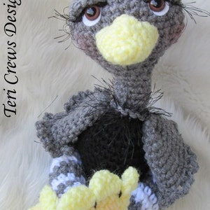 Crochet Pattern Ostrich by Teri Crews Wool and Whims Instant Download PDF Format image 3